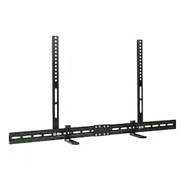 Stock Preferred - Long & Solid Sound Bar Mount Bracket - Black