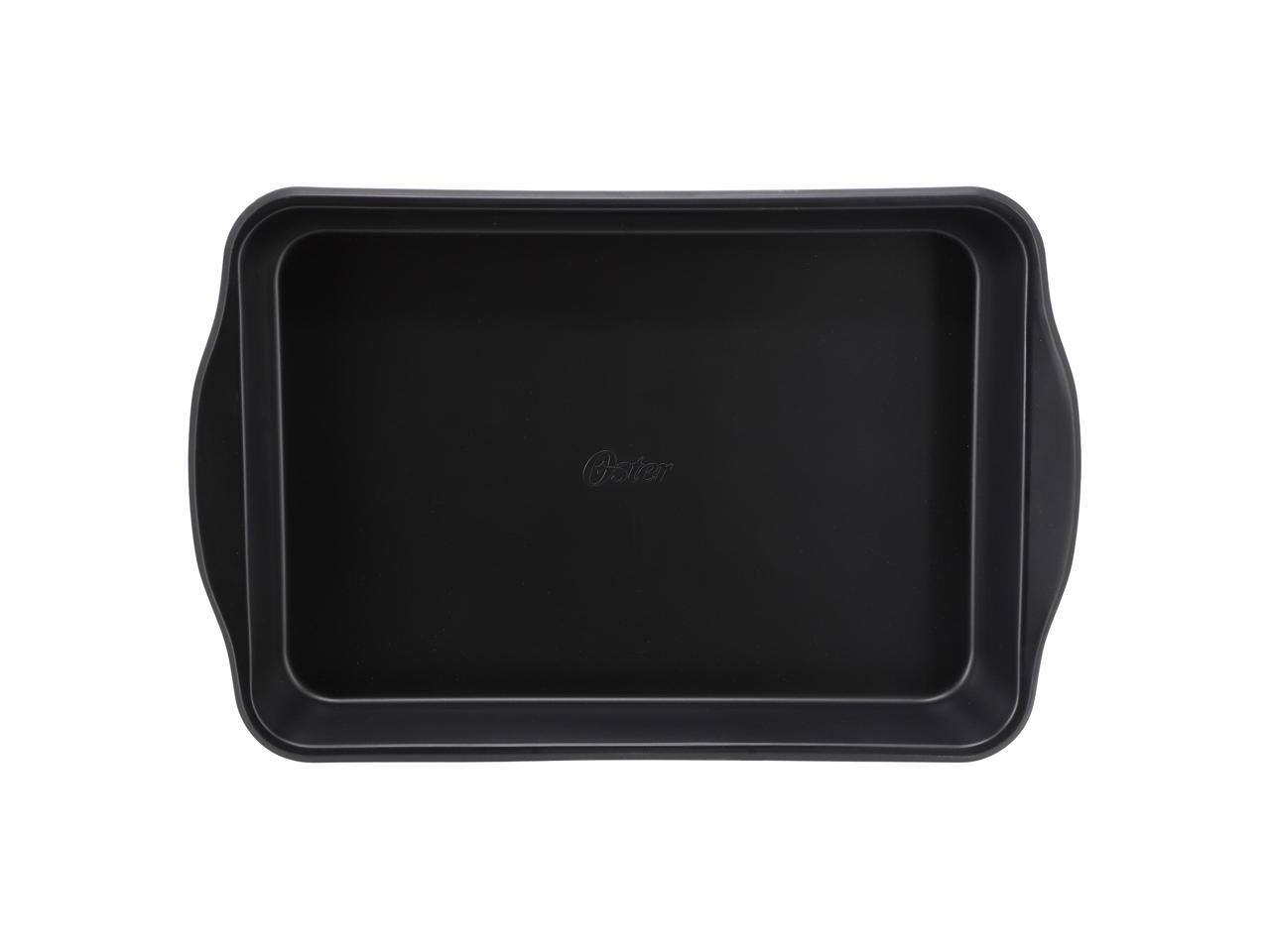 Alt View 2. Oster - Oster Teston Platinum Collection 13x9 Inch Nonstick Carbon Steel Baking Pan in Matte Black - Matte Black.