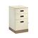 Front. Sauder - Dixon City 3-Drawer Mobile File Cabinet i - Brushed Oak.
