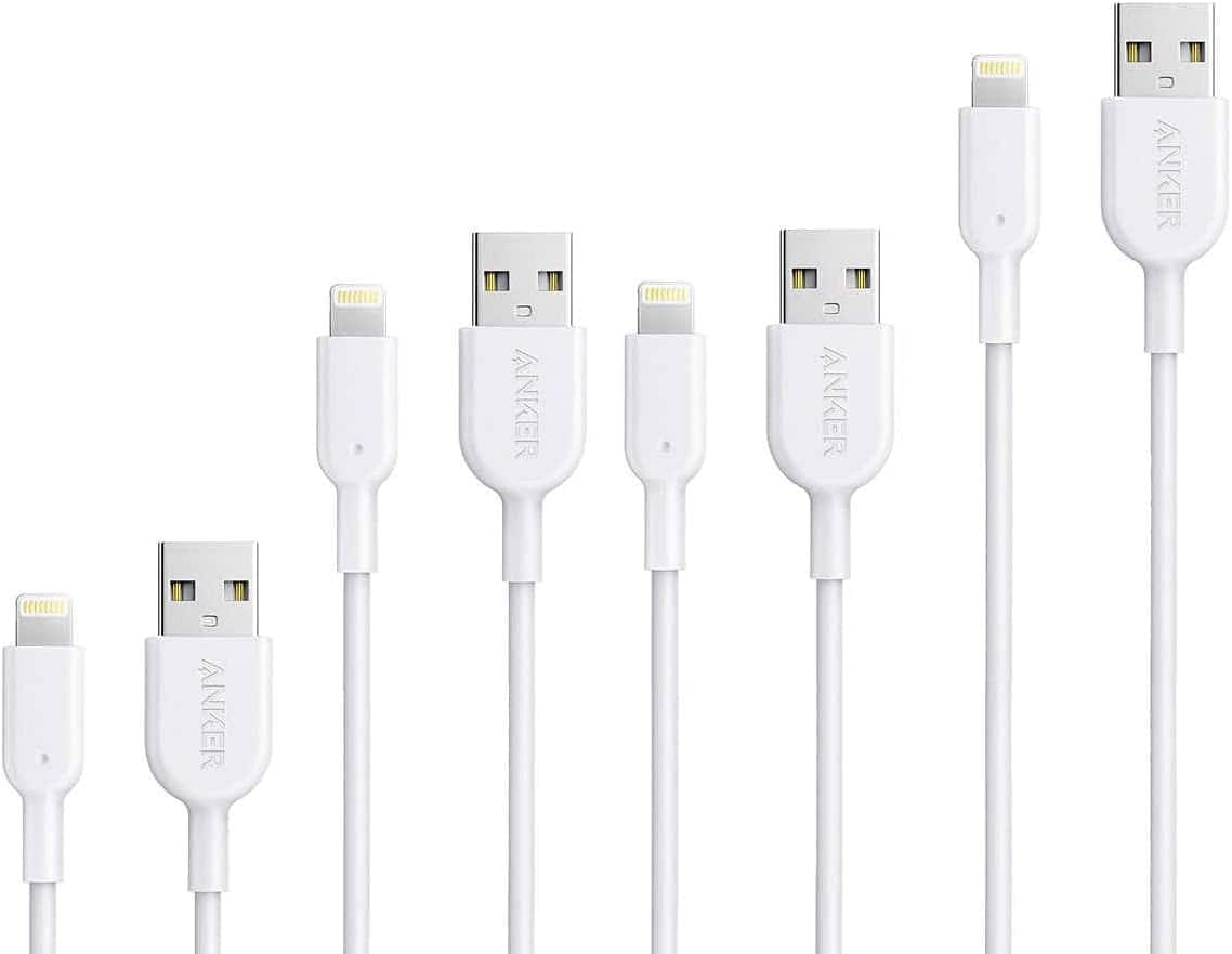 Anker - Ultra Durable Charging Cables - White