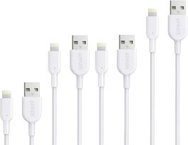 Anker - Ultra Durable Charging Cables - White