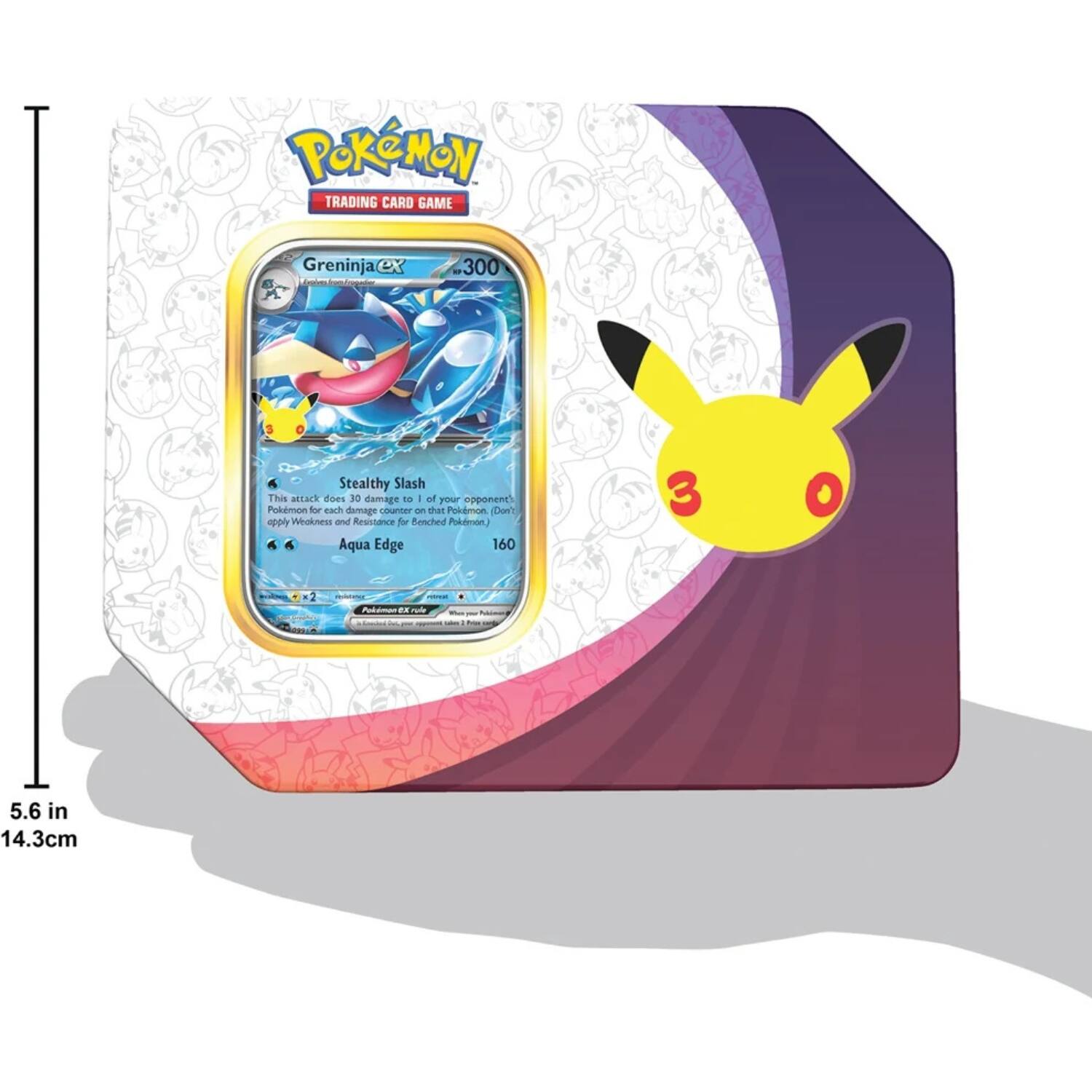 Pokémon Trading Card Game  
Greninja Troles from Figgedier  
300  
Stealthy Slash  
This attack does 30 damage to 1 of your opponent's Pokémon for each damage counter on this Pokémon. (Don't apply Weakness and Resistance for Benched Pokémon.)  
Aqua Edge 160  
3  
0  
Pokémon EX rule  
5.6 in 14.3cm