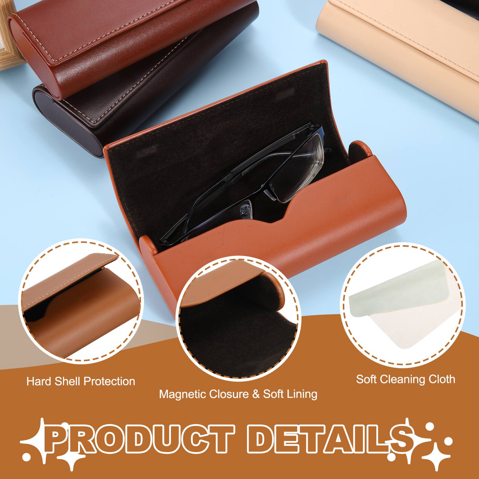 Hard Shell Protection  
Magnetic Closure & Soft Lining  
Soft Cleaning Cloth  

PRODUCT DETAILS