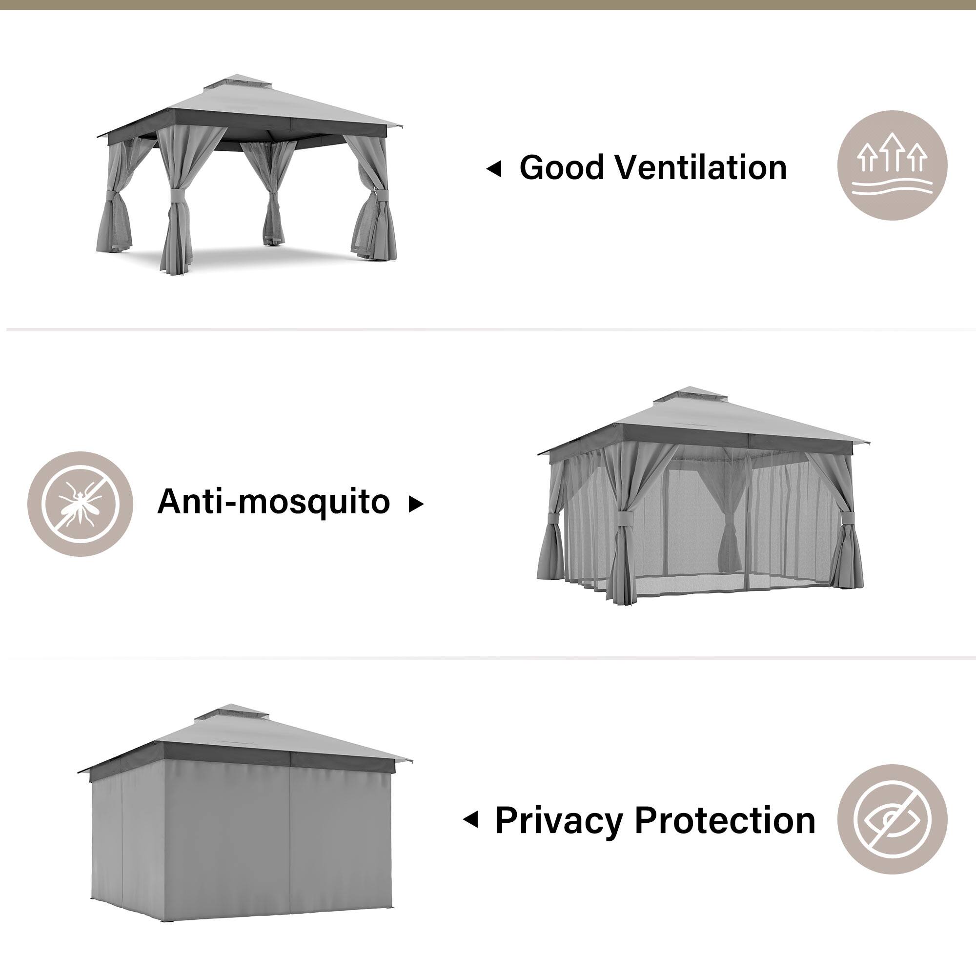 - Good Ventilation
- Anti-mosquito
- Privacy Protection