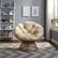 Alt View 15. OSP Home Furnishings - Papasan Chair - Cream.