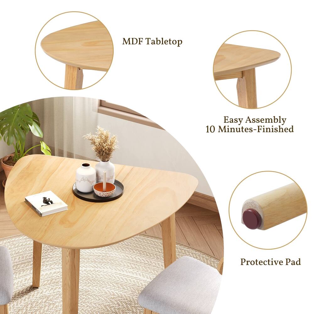 MDF Tabletop  
Easy Assembly 10 Minutes-Finished  
Protective Pad