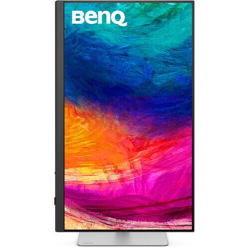 Alt View 3. BenQ - PD3226G 31.5" 4K UHD 144 Hz Monitor 5 ms, Integrated Speakers, USB Hub, Swivel, Tilt, Rotation, Height Adjustments - Gray.