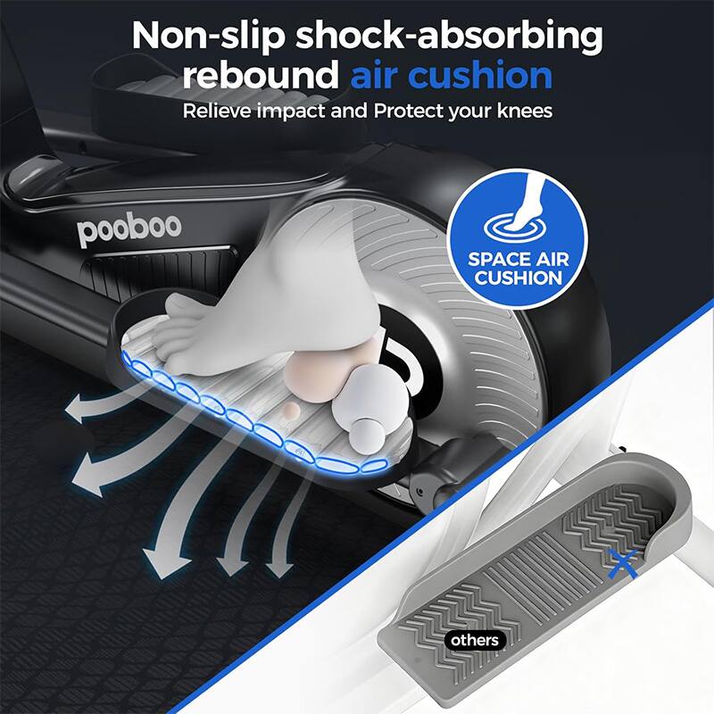 Non-slip shock-absorbing rebound air cushion  
Relieve impact and Protect your knees  

SPACE AIR CUSHION  

others