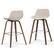 Front. Simpli Home - Randolph Bentwood Counter Height Stool (Set of 2) - Natural.