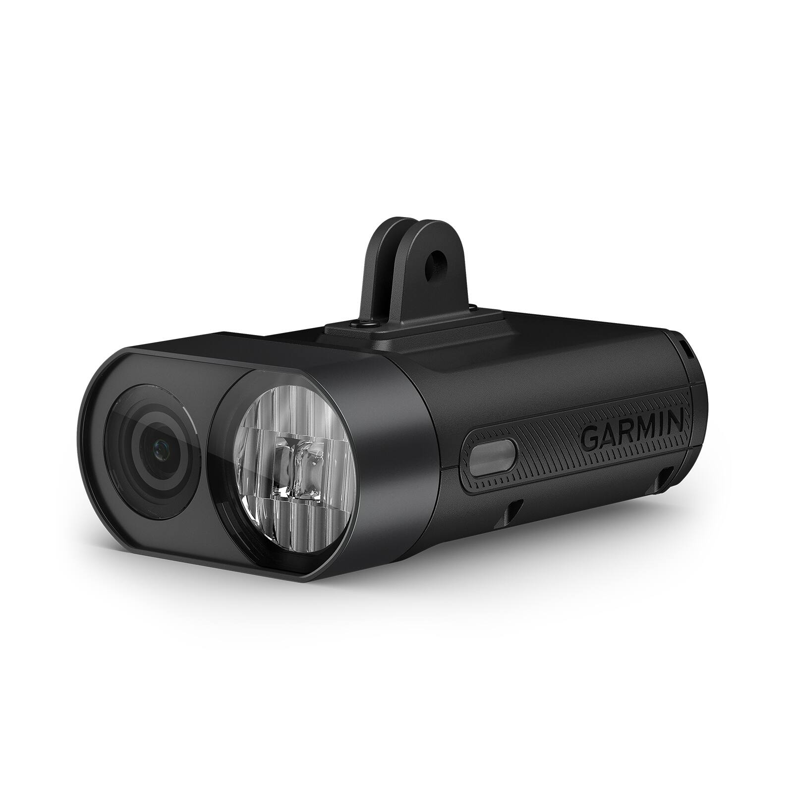 Angle. Garmin - Garmin Varia Vue Headlight Bicycle Camera, 600-Lumen Smart Bike Light Bundle - Black.