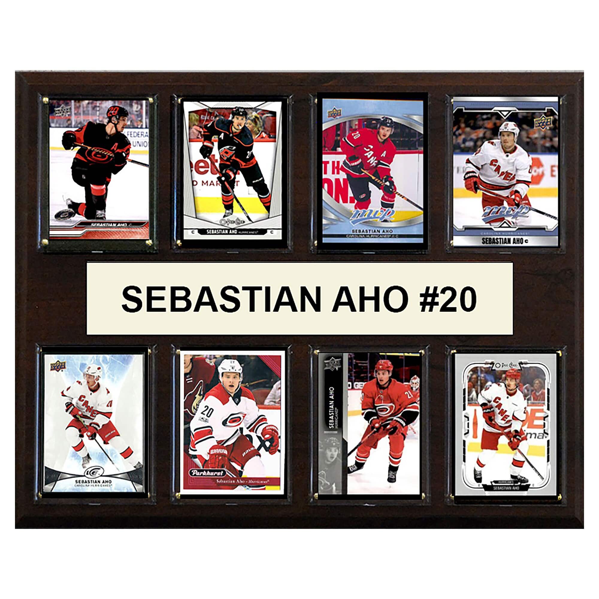 "C&I Collectibles - Sebastian Aho Carolina Hurricanes 12"" x 15"" Trading Card Plaque - Multicolor" price history on PriceWatchPro