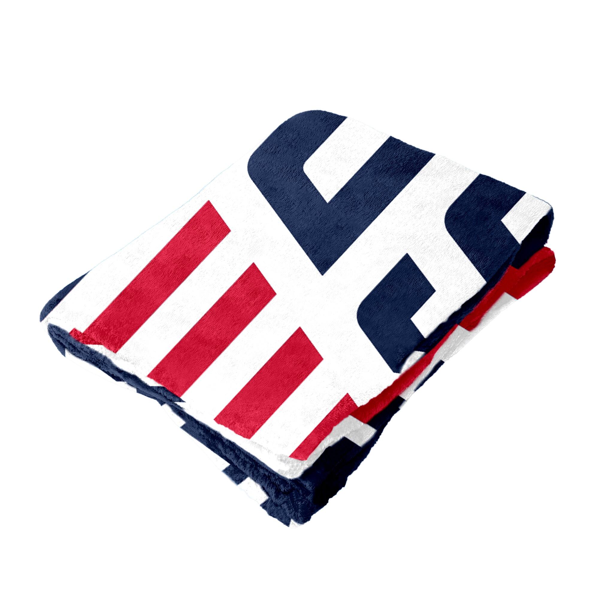 Alt View 1. Logo Brands - USMNT 50'' x 60'' Classic Fleece Blanket - Navy.