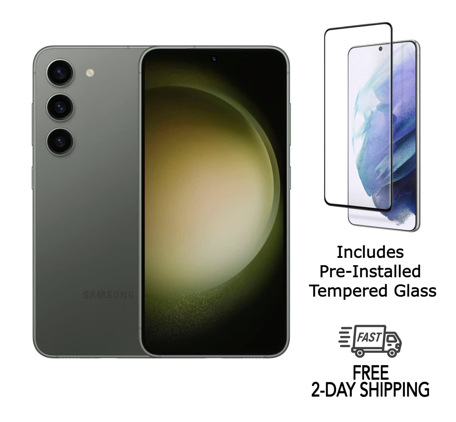 SAMSUNG  
Includes Pre-Installed Tempered Glass  
FAST FREE 2-DAY SHIPPING