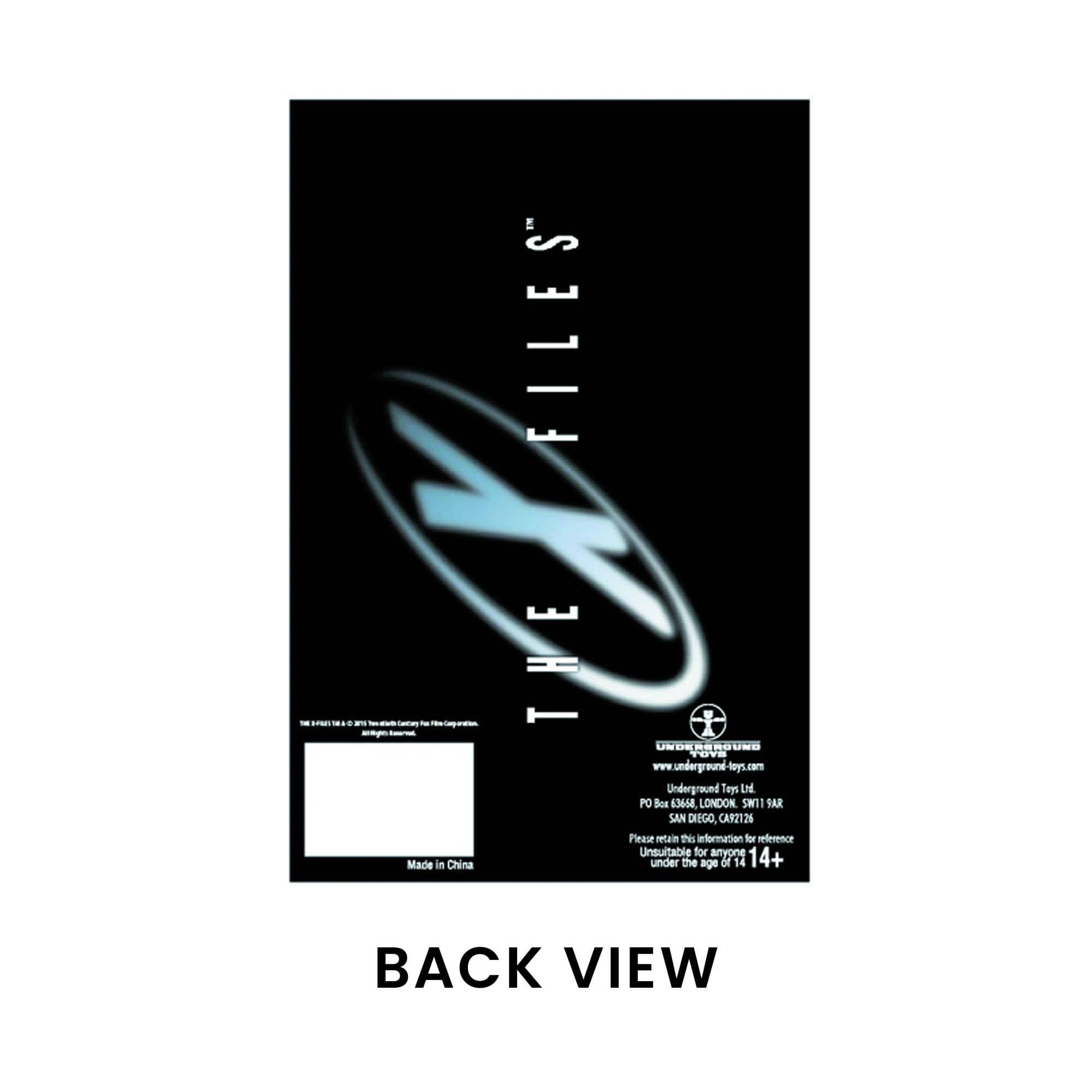 FILES" A THE UNDERSROUN TOVE www.underground-toys.com Underground Toys Ltd PO Box 63664 LONDON SW11 SAR SAN DIEGO, CA92126 Please retain this information for reference Unsuitable for anyone 14+ Made in China under the age of 14 BACK VIEW