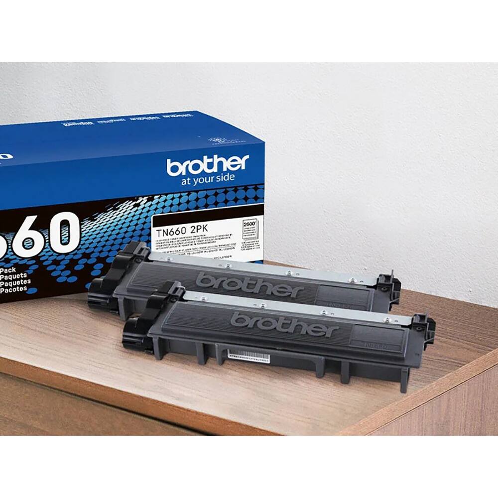 D 60 Pack Paquets Paquetes Pacotes brother side at your 2600 TN660 2PK brother