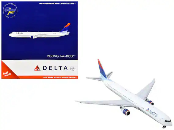 25th Anniversary
Gemini Jets
1998 - 2023
MADE FOR COLLECTORS... BY COLLECTORS™
BOEING 767-400ER
DELTA
1:400 SCALE DIE-CAST MODEL AIRCRAFT
Look Inside