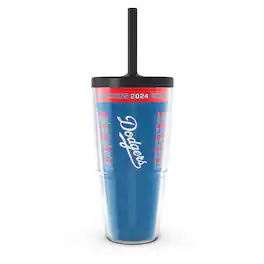 Tervis - Los Angeles Dodgers 2024 World Series Champions 24oz. Classic Tumbler with Straw Lid - Multicolor
