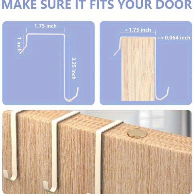 MAKE SURE IT FITS YOUR DOOR

1 inch  
1.75 inch  
3.25 inch  

< 1.75 inch  
> 0.064 inch