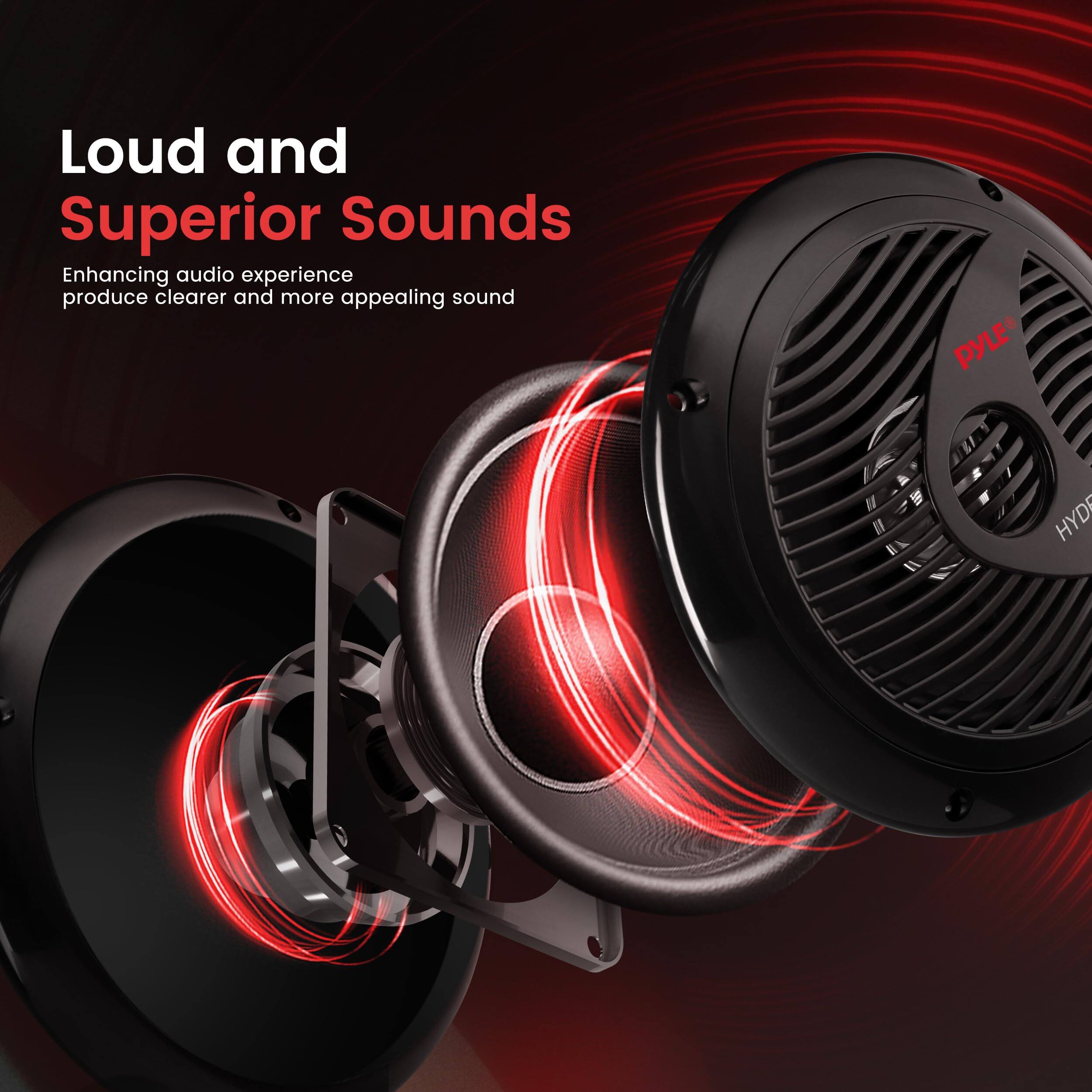 Loud and Superior Sounds

Enhancing audio experience

produce clearer and more appealing sound

PYLE HYD