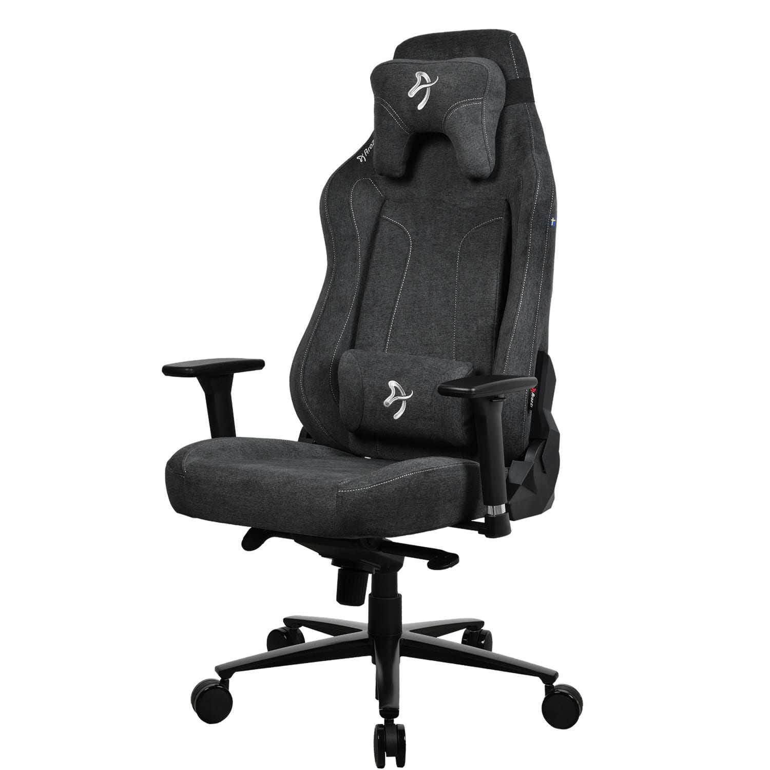 Arozzi Vernazza Series XL Soft Fabric Gaming Chair Dark Grey VERNAZZA ...