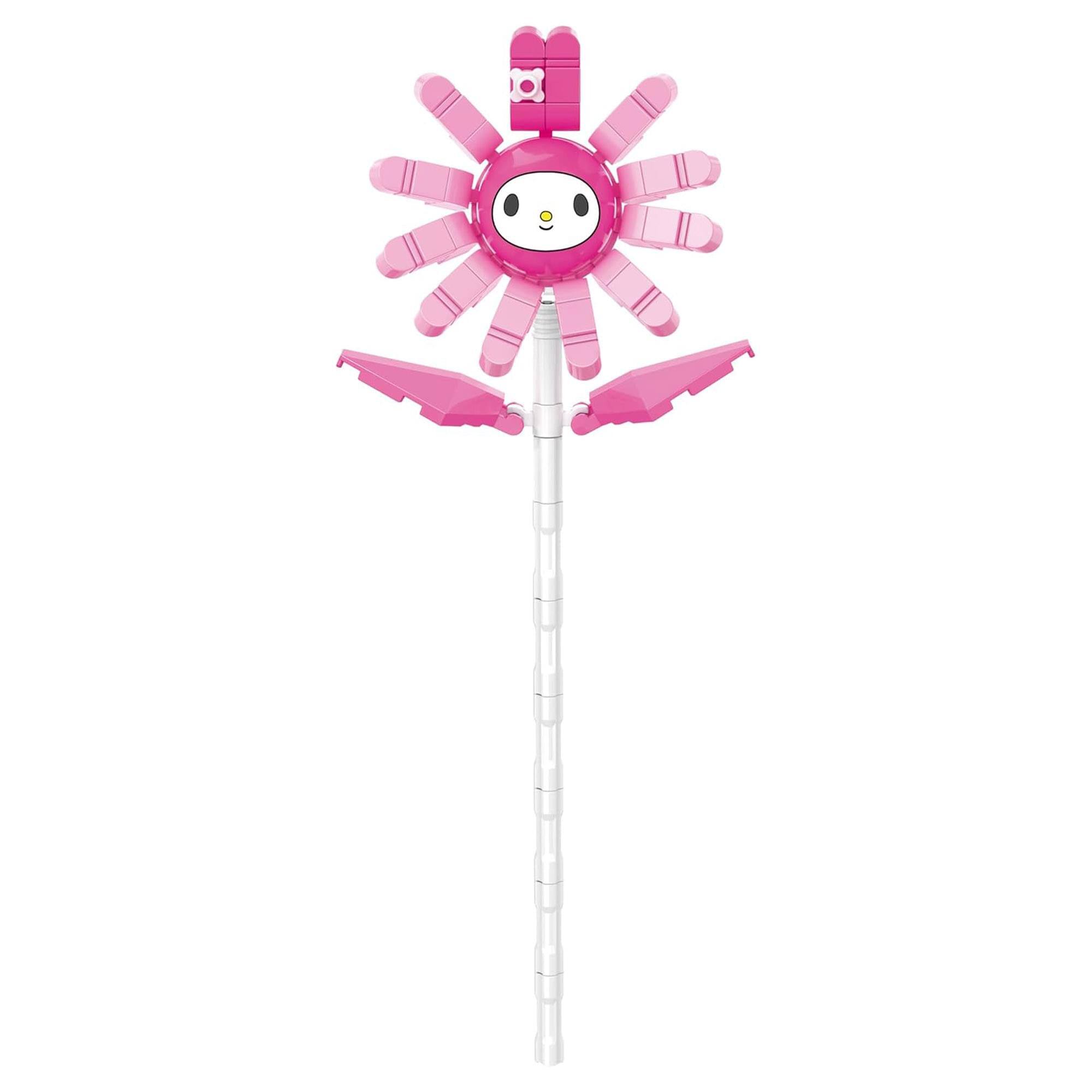 Alt View 10. Brickcraft - Sanrio My Melody Flower 92 Piece Brick Building Set - Multi-Colored.