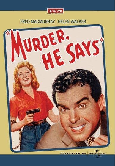 Front. Murder, He Says - DVD.