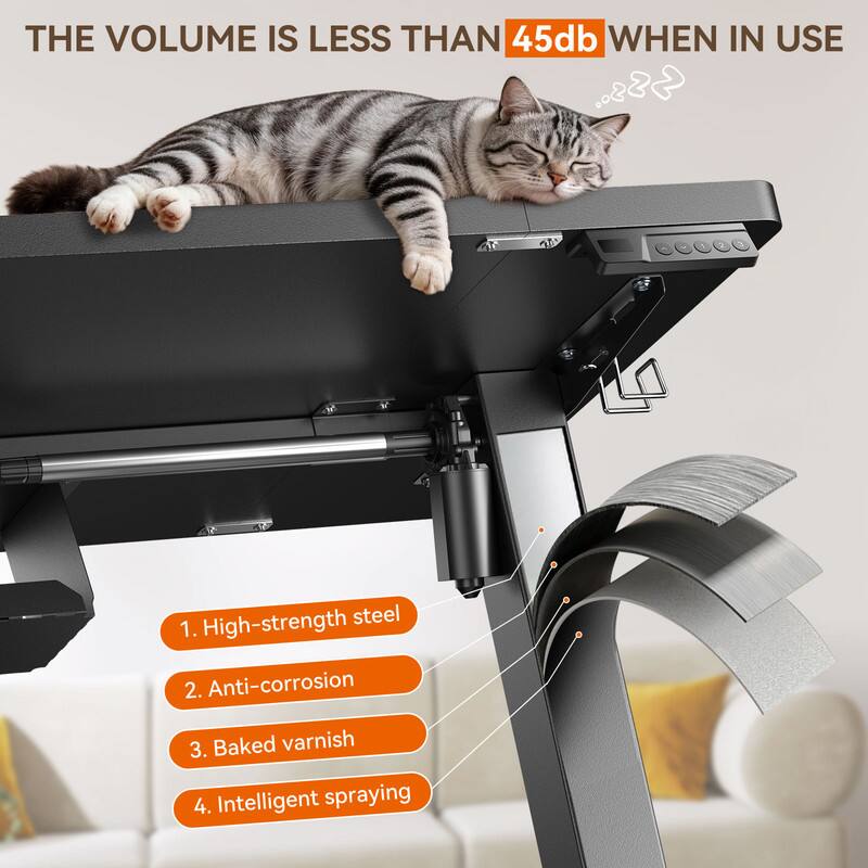 THE VOLUME IS LESS THAN 45db WHEN IN USE

1. High-strength steel
2. Anti-corrosion
3. Baked varnish
4. Intelligent spraying