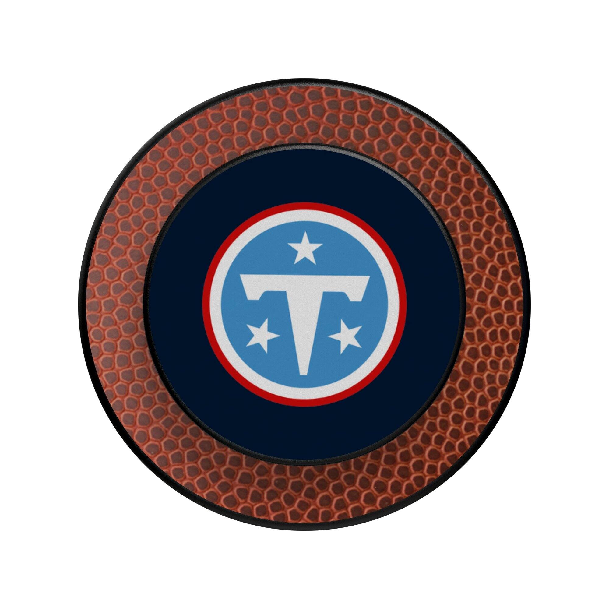 Alt View 2. Keyscaper - Tennessee Titans Endzone Solid PopSockets Magnetic Phone Grip & Stand - No Size - Black.