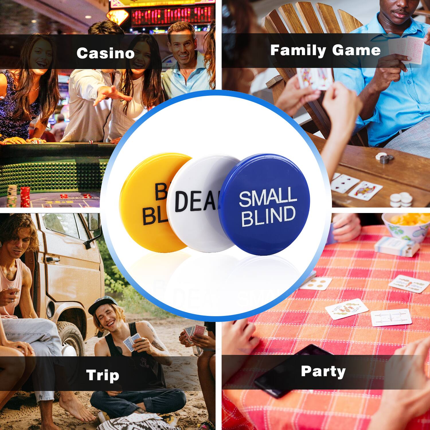 Casino, Family Game, Trip, Party