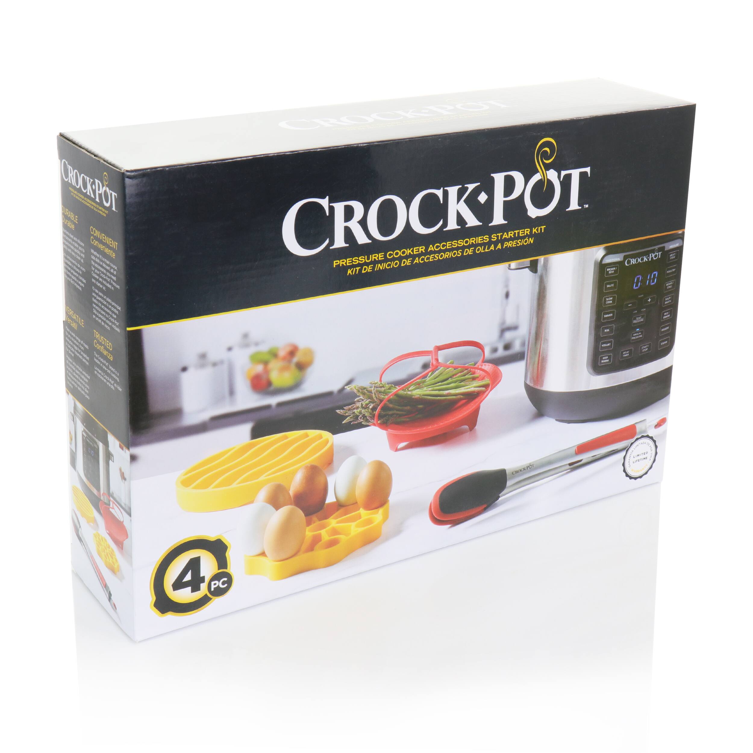 CROCK-POT PRESSURE COOKER ACCESSORIES STARTER KIT - COOKER DE PRESION KIT DE ACCESORIOS DE OLLA A PRESION - 4 PC