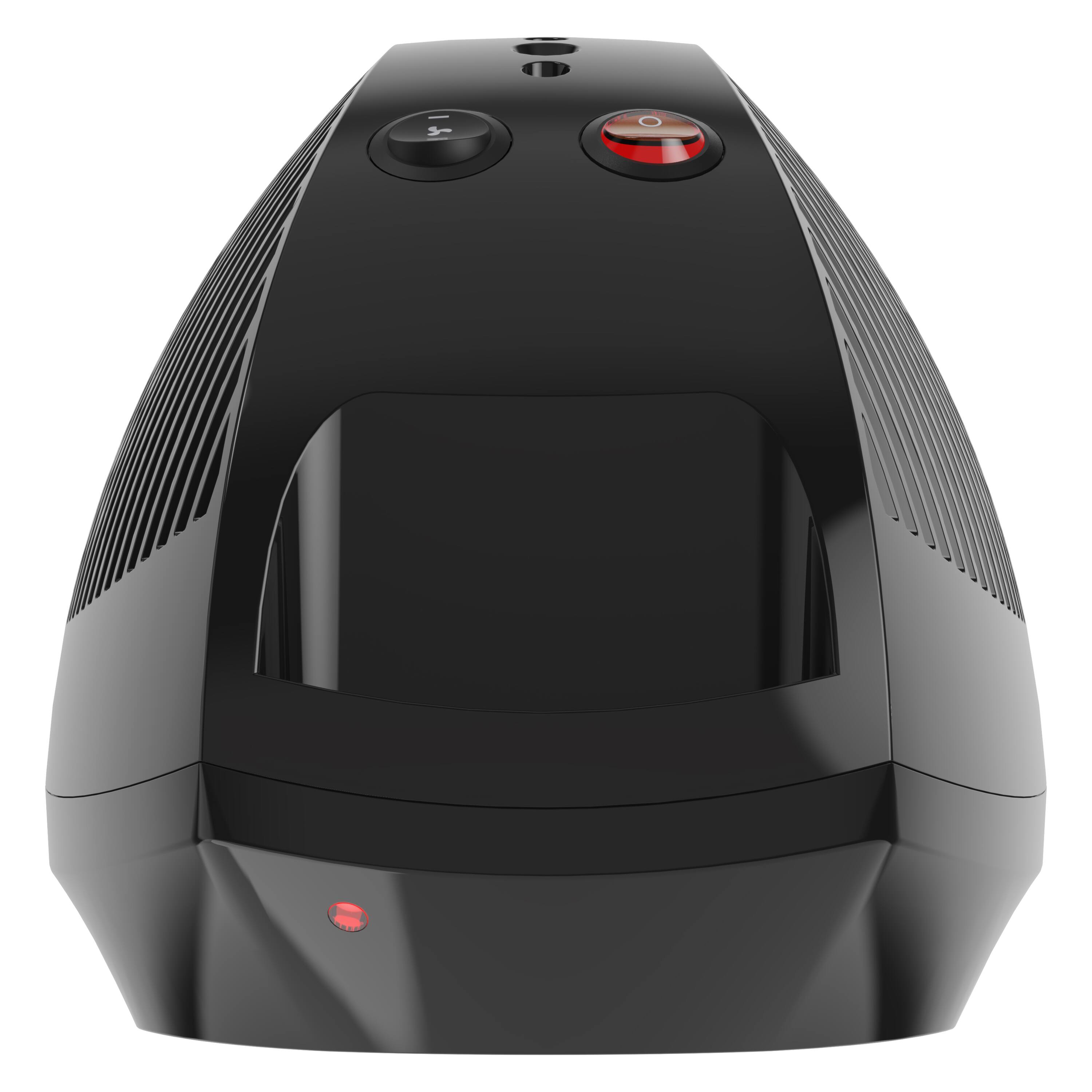 Left. Vornado - VH204 750 watts Black Indoor Electric Fan Space Heater with Advanced Safety Features - Black.