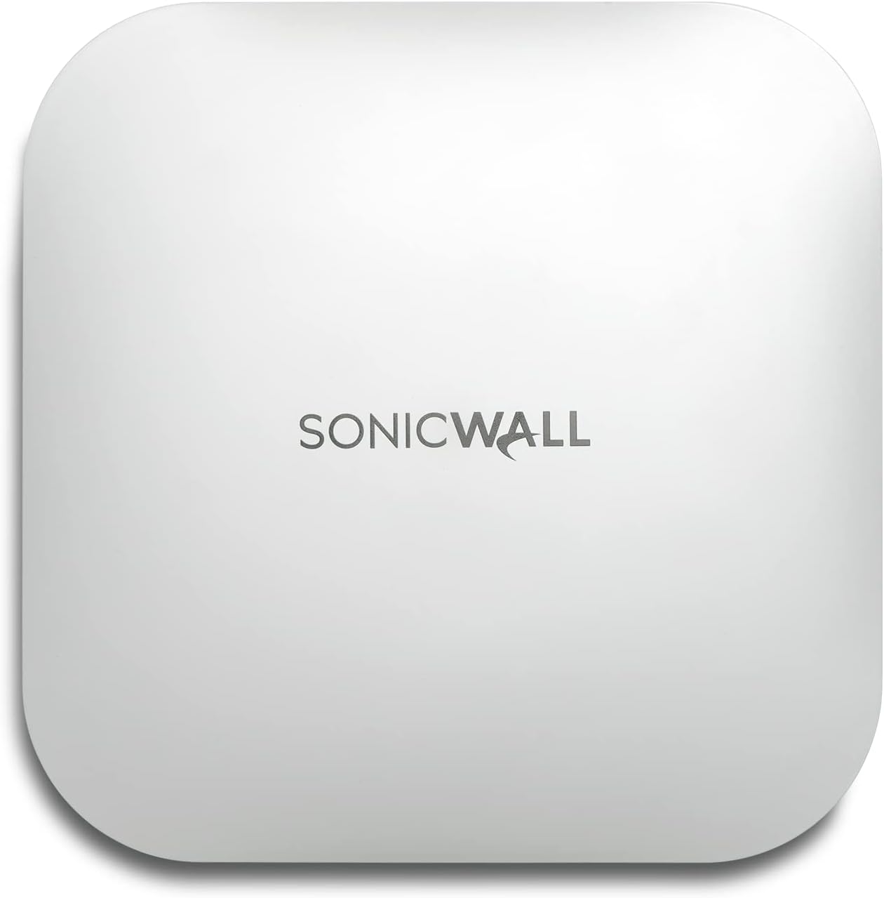 Front. SonicWall - SonicWave 621 Wi-Fi 6 Wireless Access Point, Advanced Management 1-Year - White.