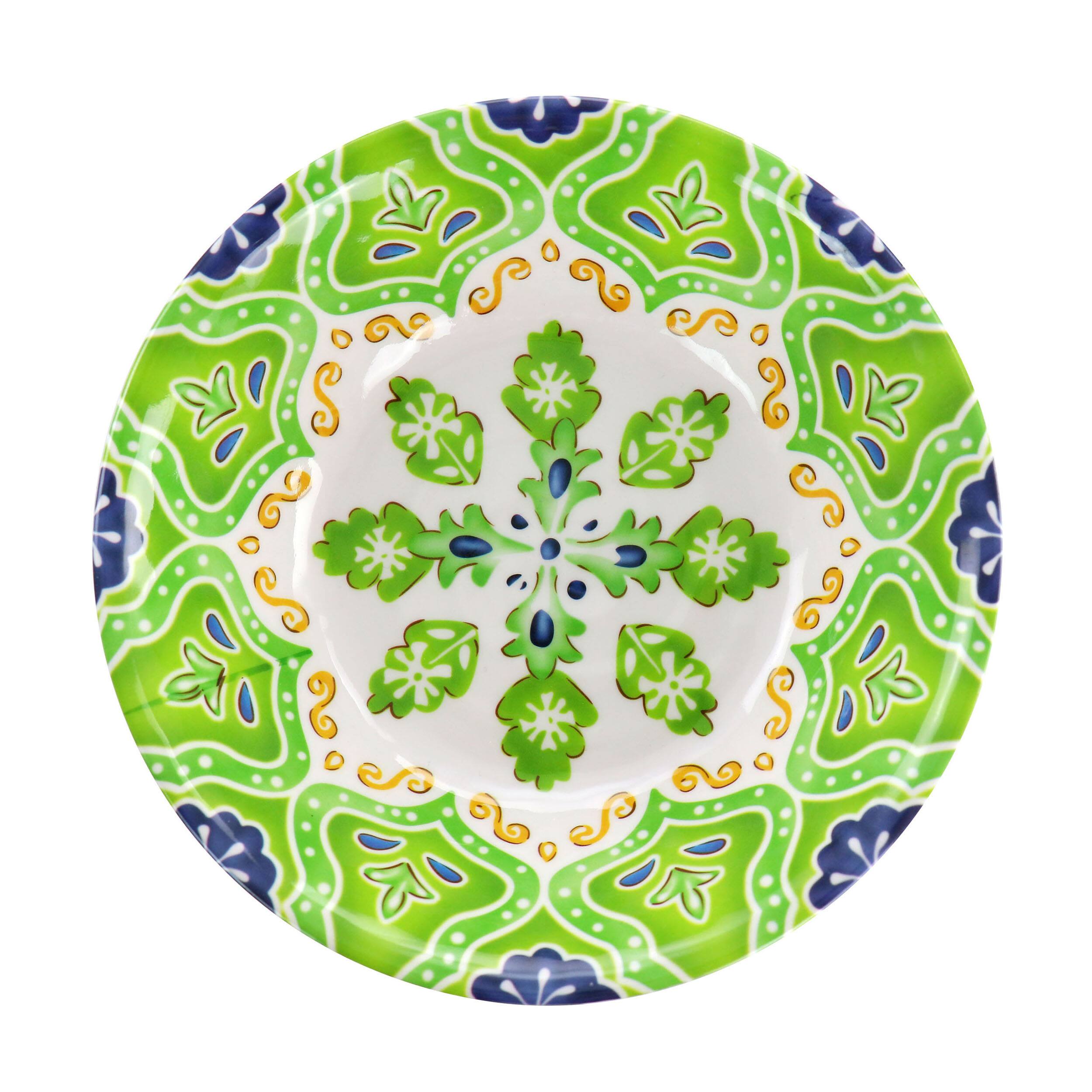 Alt View 2. Elama - Elama Stapanya 12 Piece Melamine Dinnerware Set in Multi - Multi.