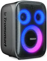 Tronsmart - Halo 200 Portable Party Speaker, 3-Way 120W Sound, 108dB Loud, Dynamic Light Show, 18H Playtime, Splash Proof, Custom EQ - Black - Front_Zoom