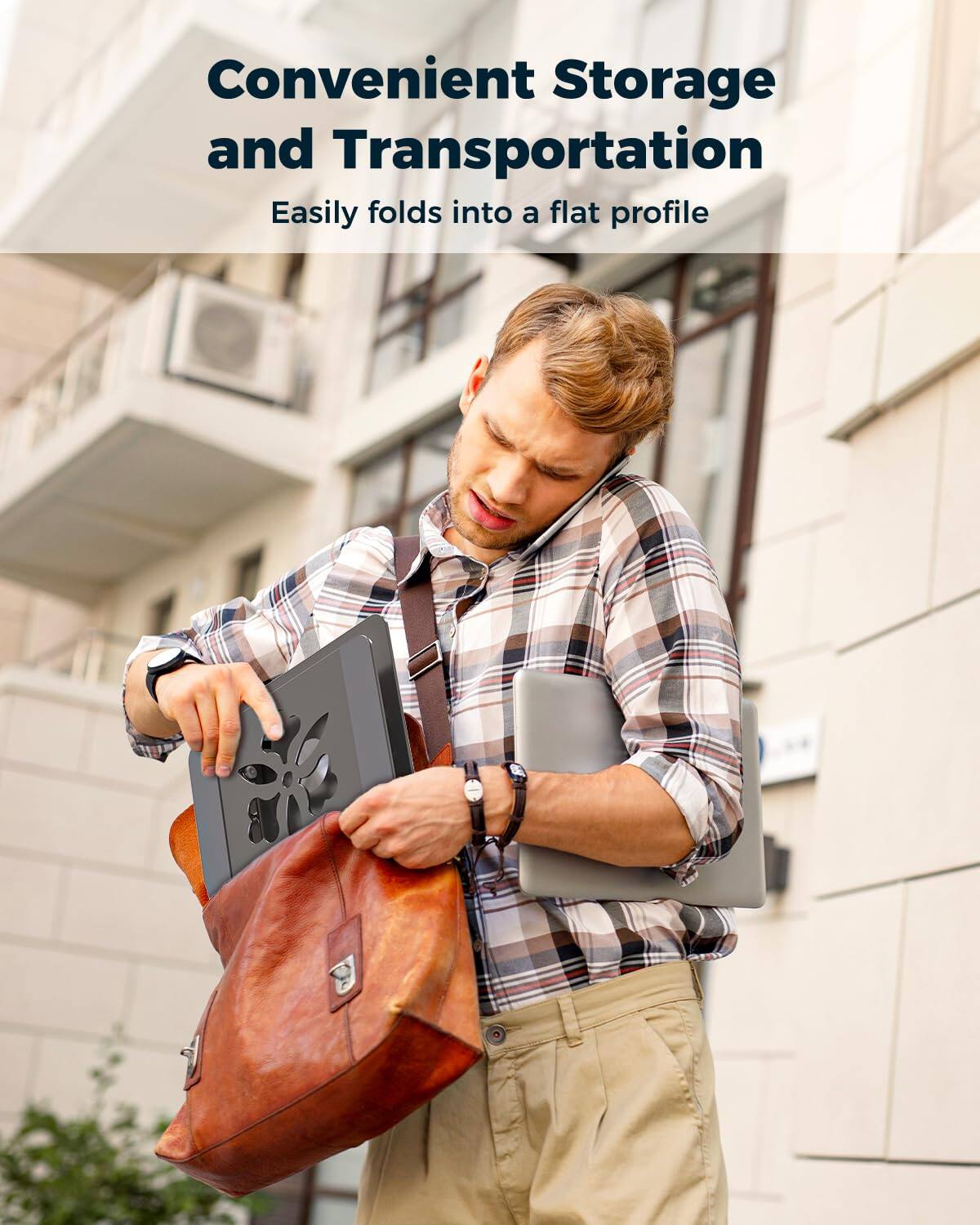 Convenient Storage and Transportation  
Easily folds into a flat profile