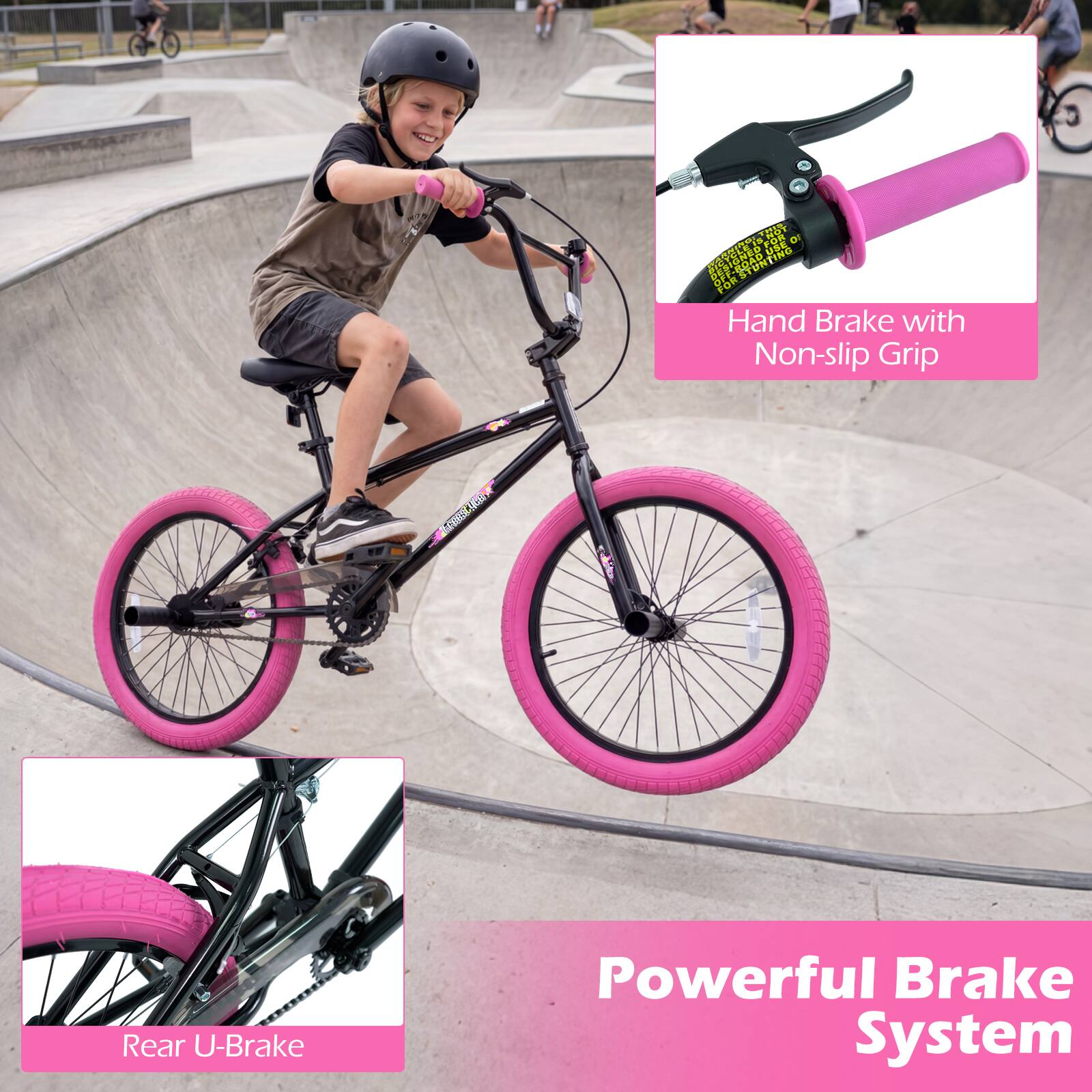 FOV de SORORA 156

- Hand Brake with Non-slip Grip
- Rear U-Brake
- Powerful Brake System