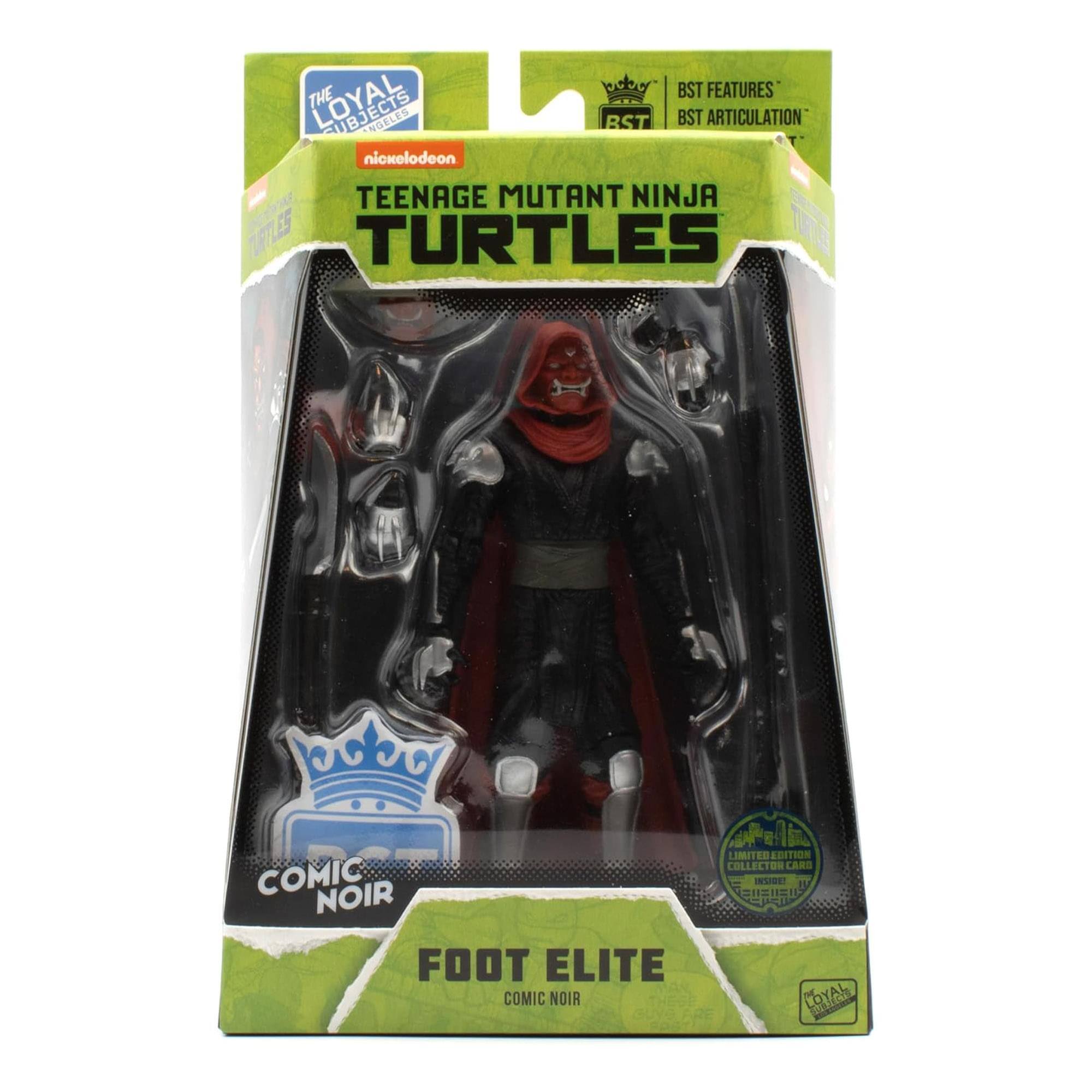 The Royal Subjects  
Nickelodeon  
Teenage Mutant Ninja Turtles  
Comic Noir  
Foot Elite  
Comic Noir  
Limited Edition Collectible  
BST Features  
BST Articulation