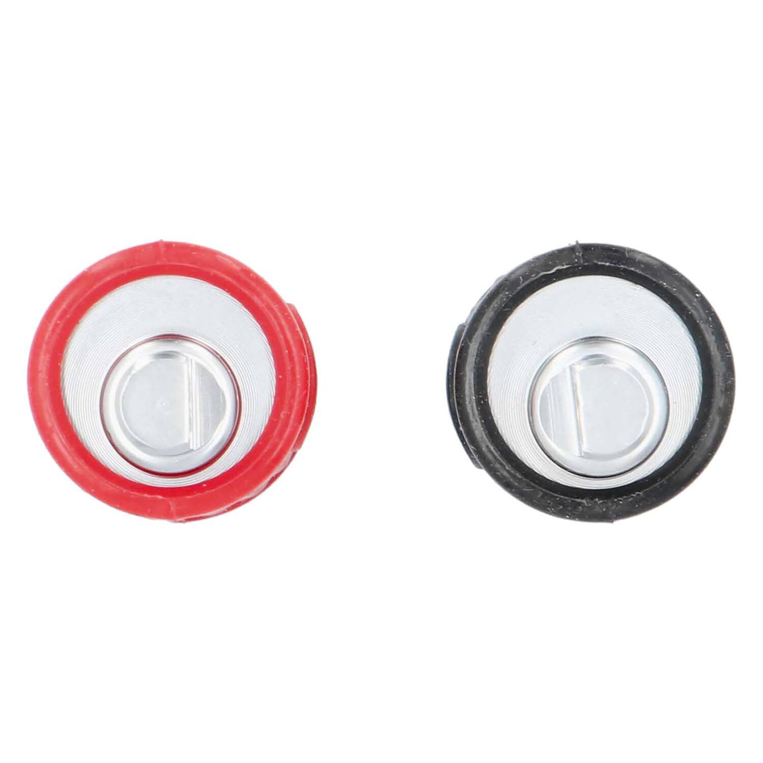 Back. Install Bay - IBWRD04P Single 0 AWG to 4 AWG Amplifier Input Wire Reducer, Pair - Black/Red.