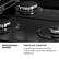 PROFESSIONAL RANGES
PORCELAIN COOKTOP
A hand-finished porcelain one-piece cooktop makes way for easy cleaning and maintenance.