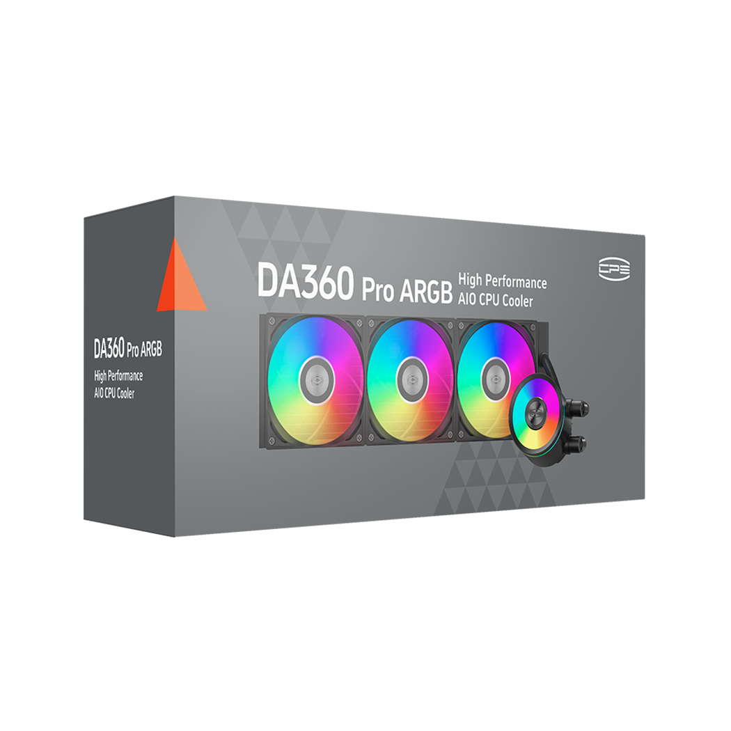 DA360 Pro ARGB High Performance AIO CPU Cooler  
DA360 High Performance Pro ARGB AIO CPU Cooler  
CPE