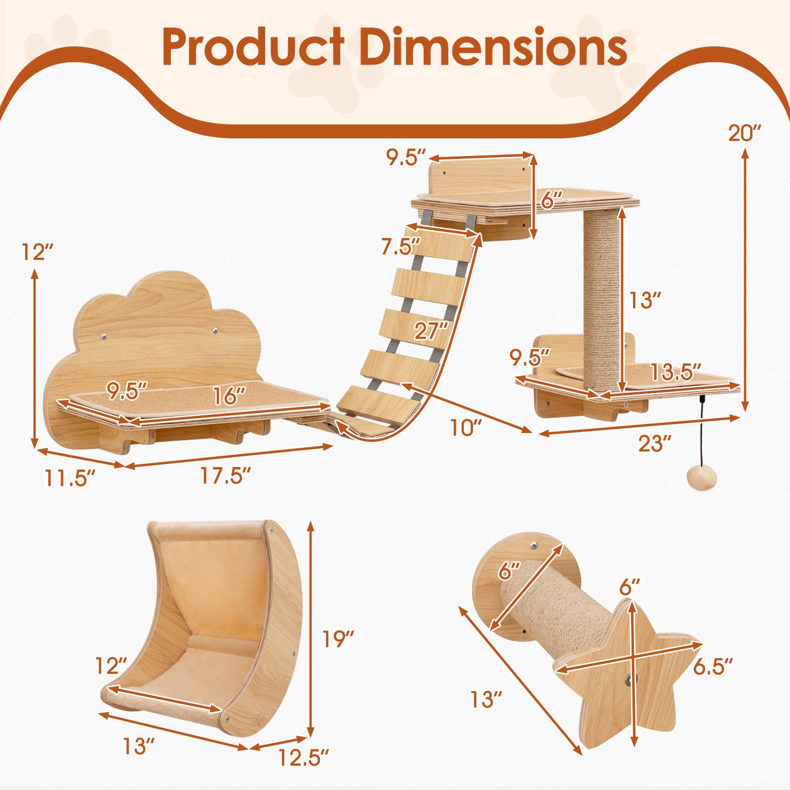 Product Dimensions: 9.5" x 20" x 6" x 12" x 7.5" x 9.5" x 11.5" x 16" x 17.5" x 27" x 10" x 9.5" x 13" x 13.5" x 23" x 6" x 6" x 12" x 19" x 13" x 6.5" x 13" x 12.5"