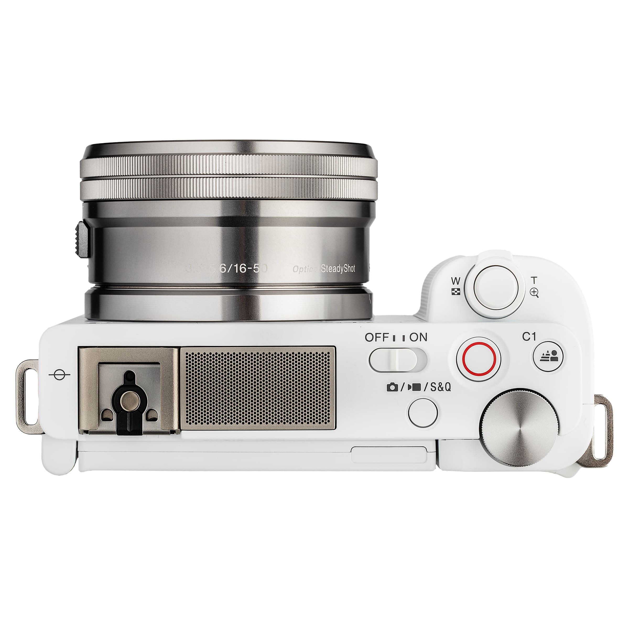Sony ZV E10 Mirrorless Camera with 16 50mm II Lens (White) + 64GB