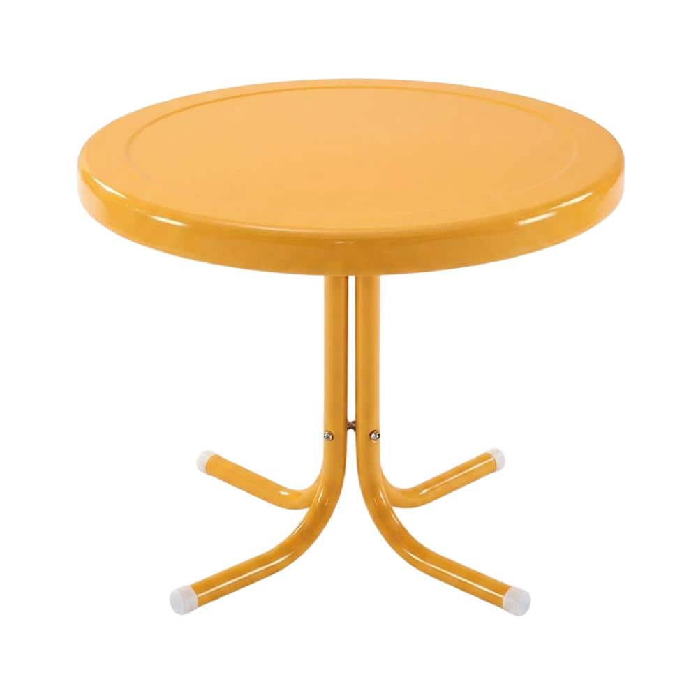 Crosley Furniture - Griffith Retro Outdoor Side Table - Tangerine Gloss price history on PriceWatchPro