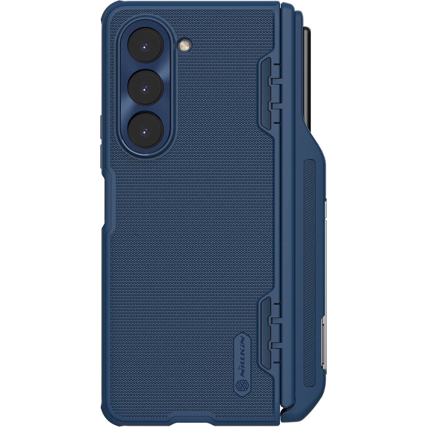 Alt View 12. SaharaCase - GRIP Series with Kickstand and Stylus Compatibility Case for Samsung Galaxy Z Fold5 - Blue.