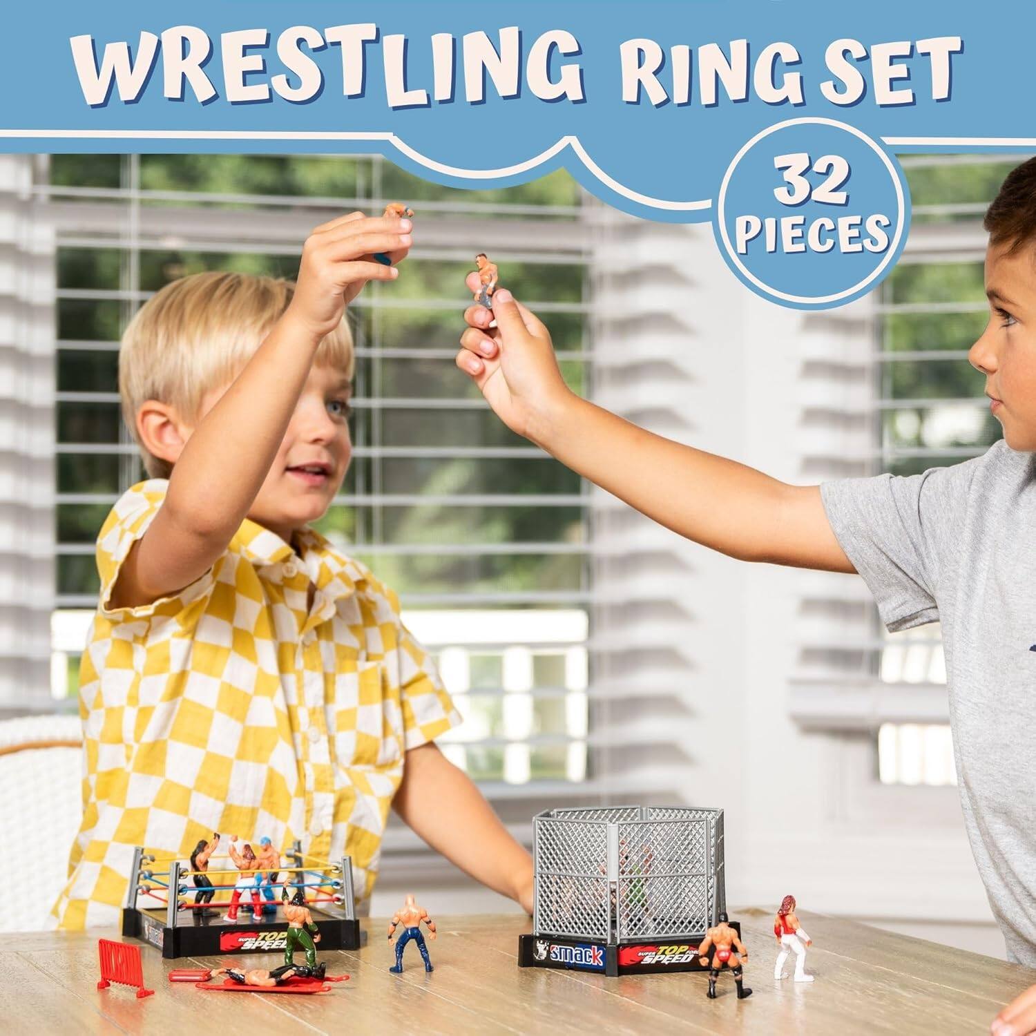 WRESTLING RING SET 32 PIECES TOP SPEED smac TOC