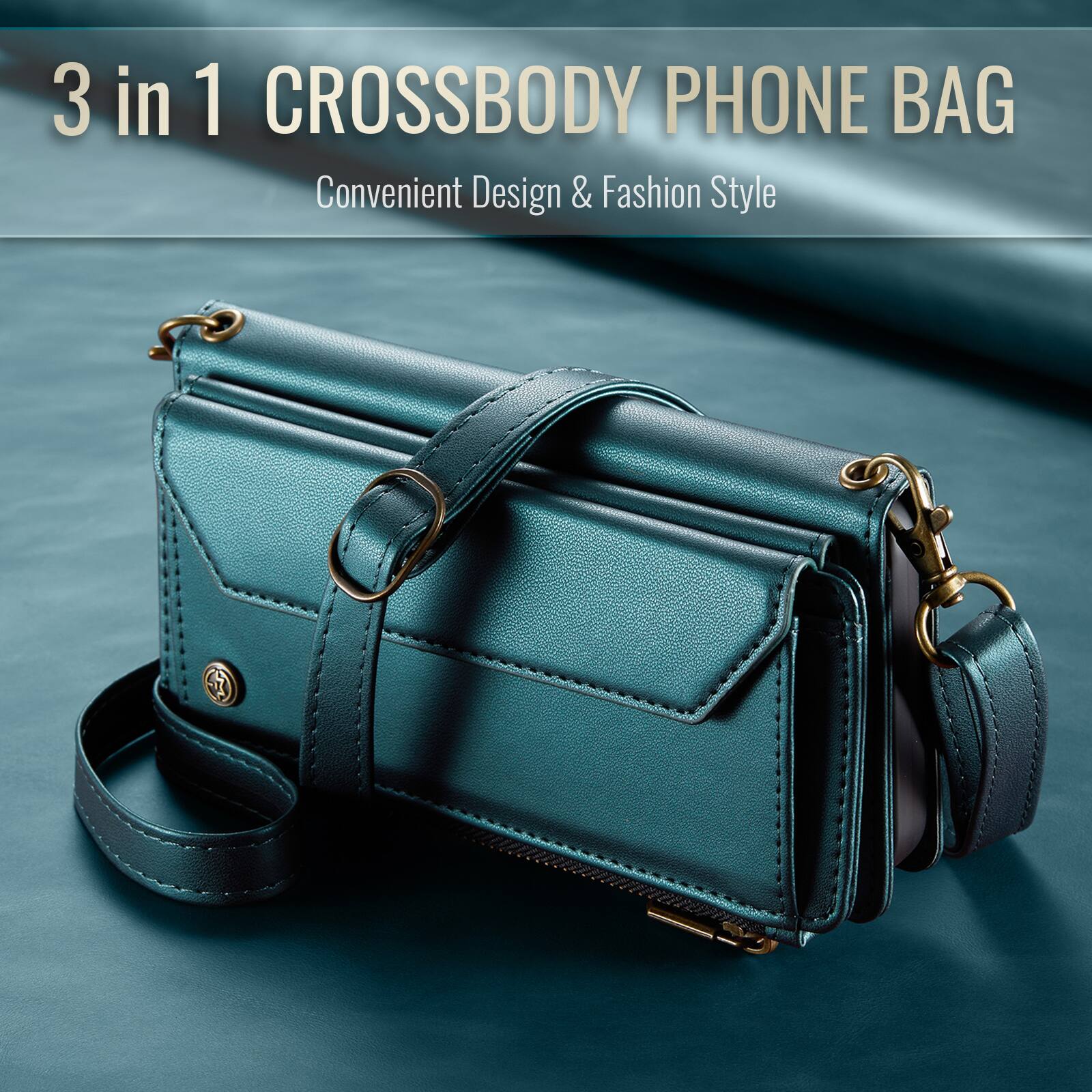 3 in 1 CROSSBODY PHONE BAG  
Convenient Design & Fashion Style