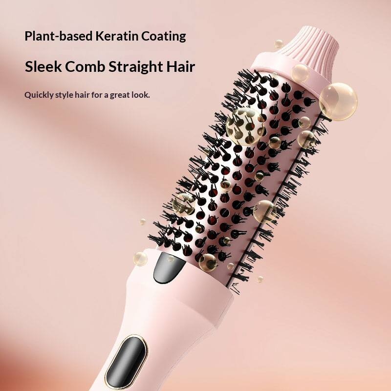 Plant-based Keratin Coating  
Sleek Comb Straight Hair  
Quickly style hair for a great look.