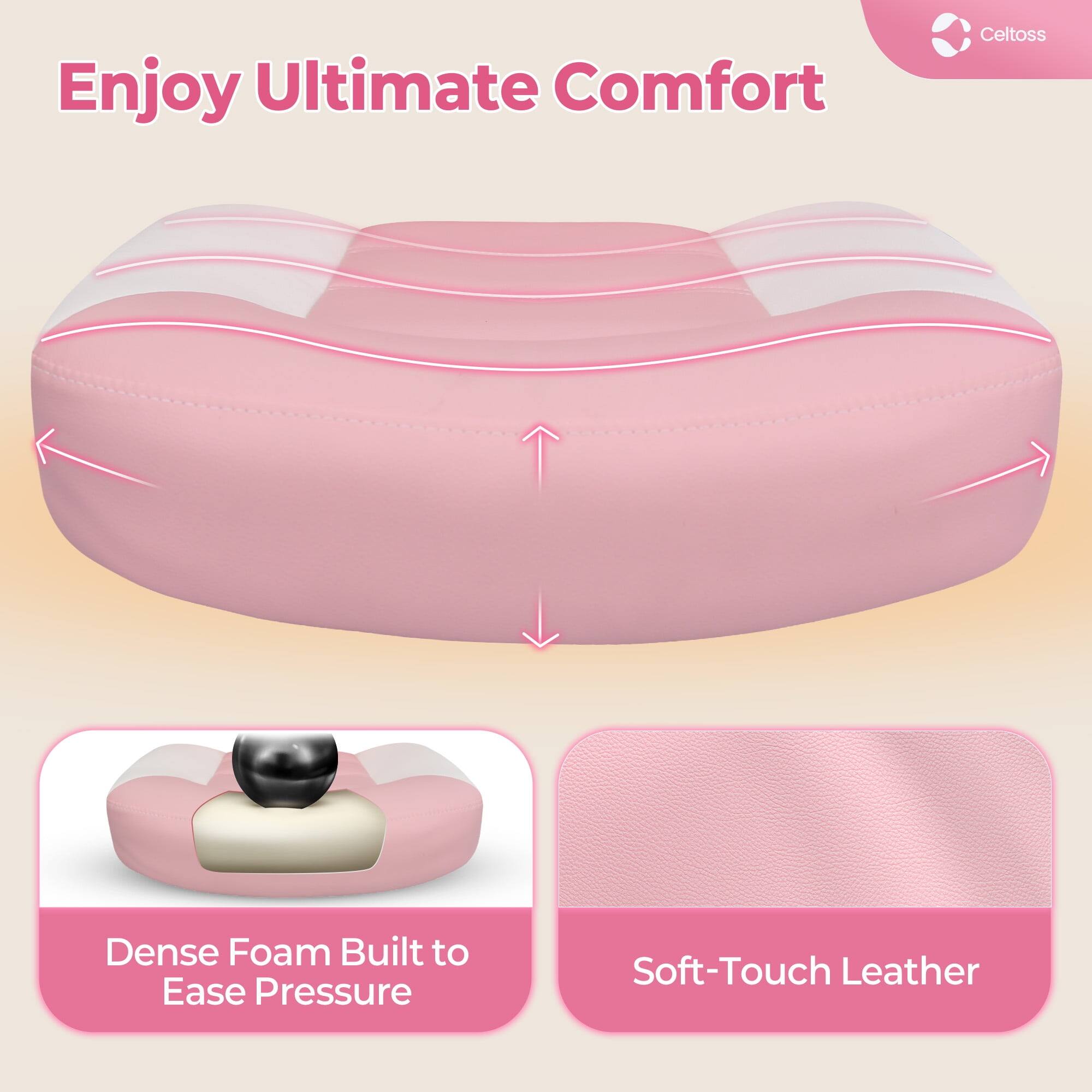 Enjoy Ultimate Comfort

Celtoss Dense Foam Built to Ease Pressure

Soft-Touch Leather