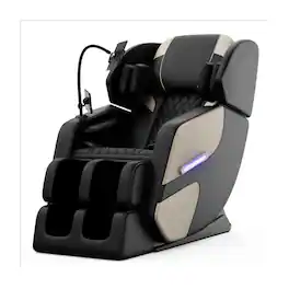 Boyel Living - Full Body Zero Gravity Massage Chair with 6-Roller Massage Heat Air Compression Foot Rollers Bluetooth - Black