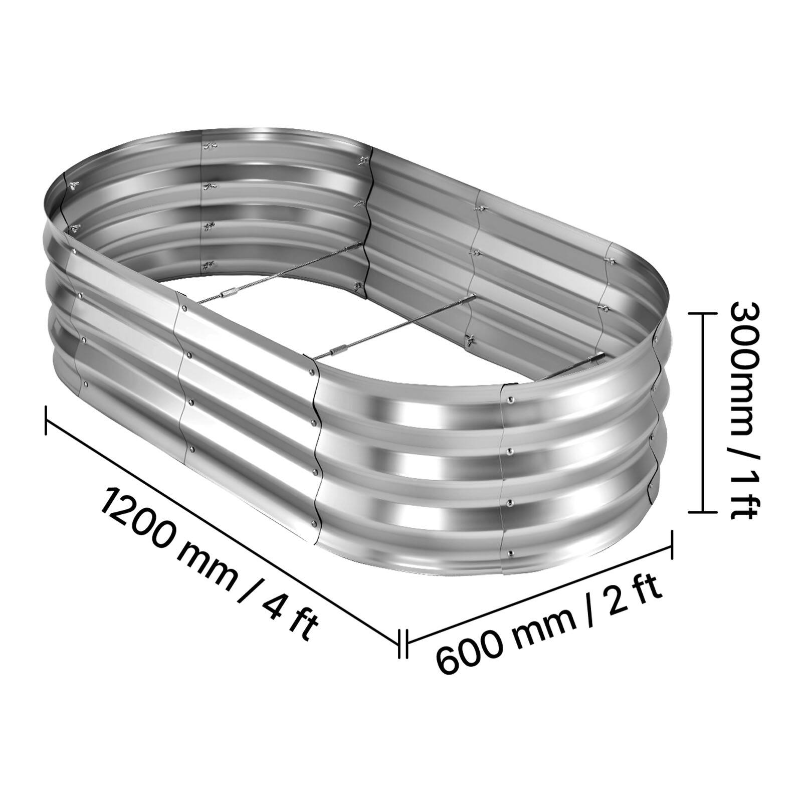 1200 mm / 4 ft  
300 mm / 1 ft  
600 mm / 2 ft